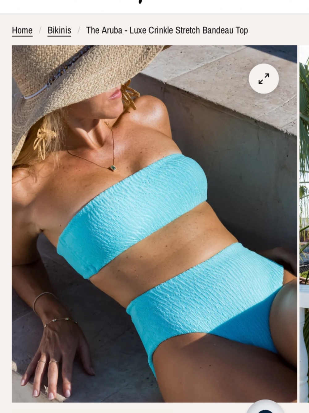 Kenny Flowers Aruba Luxe Crinkle bikini